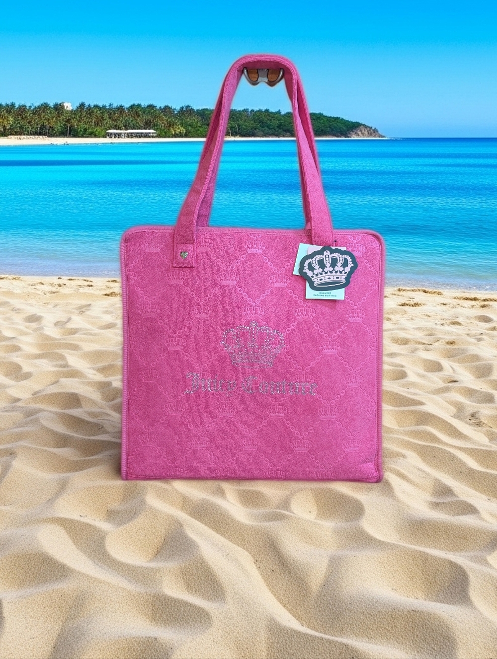 Juicy Couture Pink Beach Tote Bag